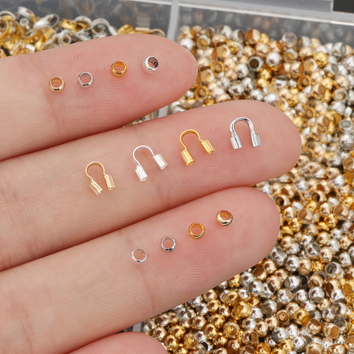 200pcs/Box Mixed Colors Connector Parts Kit for Jewelry Making